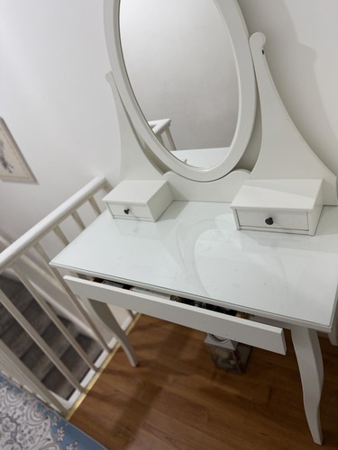 Ikea white dressing - white, oval