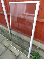 White Trimmed Bath Screen