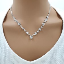 Silver crystal bridal - silver, wedding