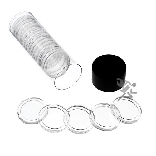 Quarter coin holder - coin, black