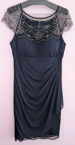 Jaz sheath dress navy - dress-navy, blue