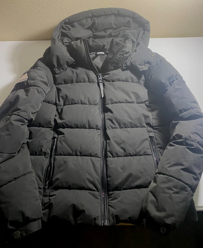 Superdry jacket black - jacket, puffer