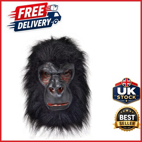 Latex gorilla mask with - latex,