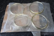 Brass finish Clock bezels x 6