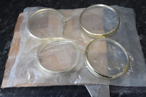 Brass finish clock bezels - brass,