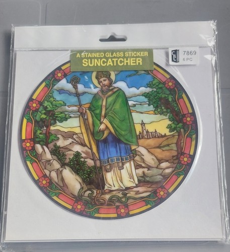 Saint patrick stained glass - saint, stained-glass