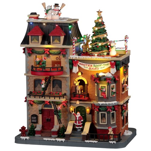 Lemax 25861 santa - lemax, rooftop