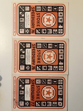 9 X Blank Stoke  Speedway Programmes 1976-1980