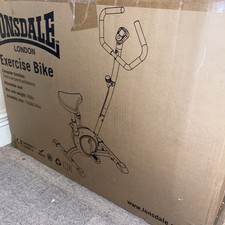 Lonsdale London Exercise Bike Cool Grey