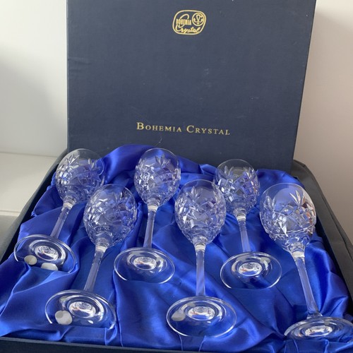 Bohemia crystal wine glasses - bohemia,