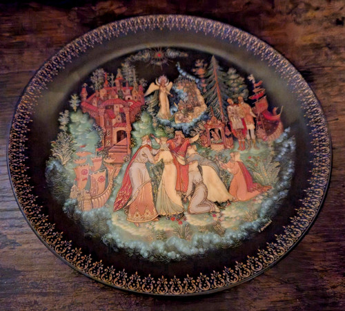 Russian collectors plate - russian,