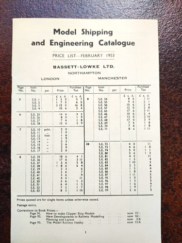Bassett lowke model shipping - model,