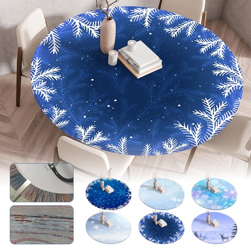 Snowflake pattern round table - snowflake,