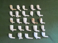 Collection of 25 Antique Clay Smoking Pipe Bowls - Job Lot - British and Irish