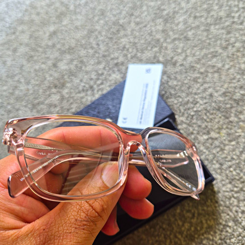 Prada womens pink transparent - prada,