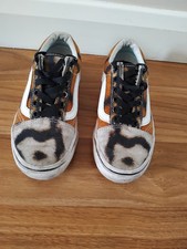 ?? Size 1 Kids Vans Project Cat Shoes (Comfy) Used But Decent Condition