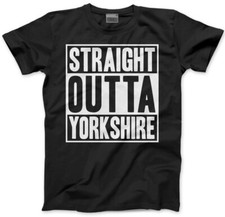 Straight Outta Yorkshire Mens Unisex T-Shirt yorkshire york tea