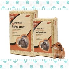 Super Compressed Soft Snowflake Barley Straw Pet Bedding For Small Animals