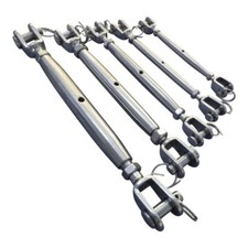 Turnbuckle Stainless Steel A4 Marine-Grade (316) Sailing Boat Rigging: Freepost