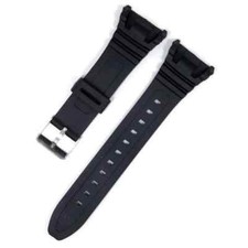 Band For Casio W96H W96 W-96H 577EA1 W-96H-1AV W-96H-1 28x21mm Black Watch Strap