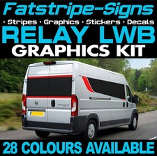 to fit CITROEN RELAY L3 LWB GRAPHICS STICKERS STRIPES DAY VAN CAMPER MOTORHOME