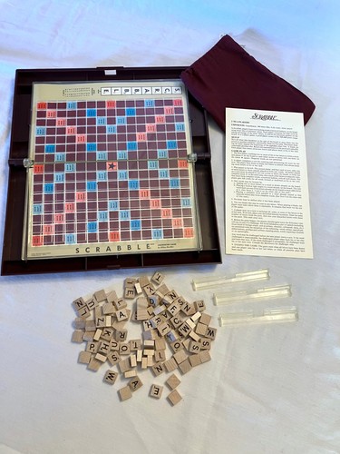 Vintage 1990 scrabble deluxe - vintage,