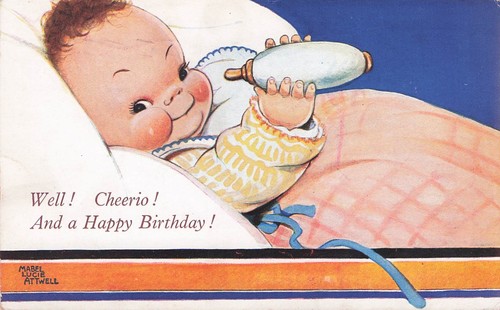 Mabel lucie attwell postcard - mabel,