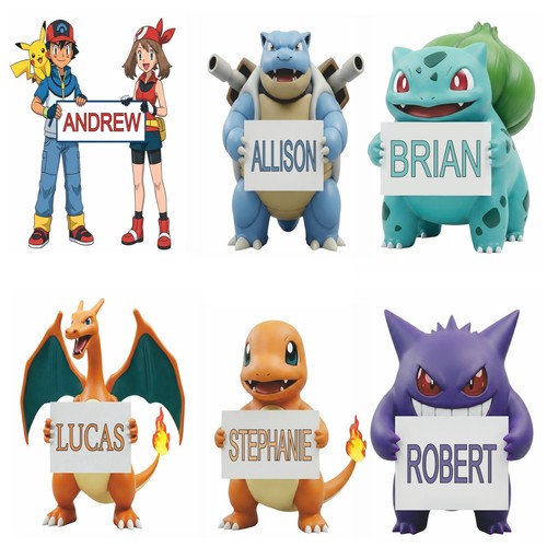 Pokemon personalised character - personalised,