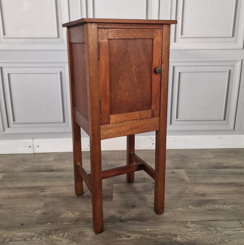 Antique mahogany pot cupboard - antique,