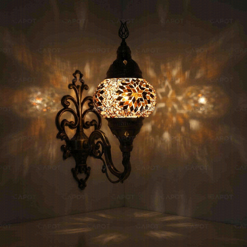 Amber turkish mosaic wall - mosaic,