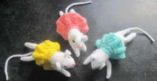 THREE HAND KNITTED BALLERINA