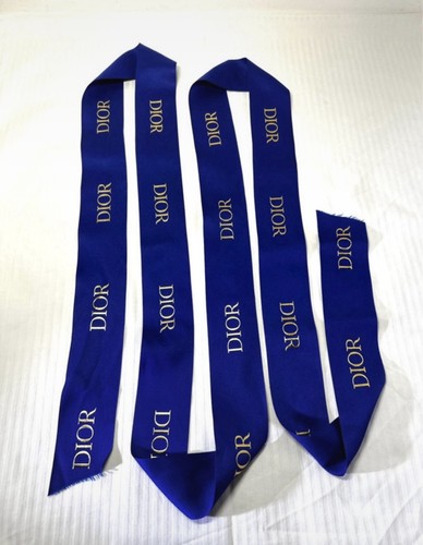 Dior blue satin ribbon with - satin,