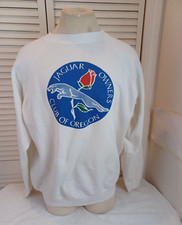 Vintage Jaguar-Owners Club of Oregon,Men's,X-Large,Crewneck Pullover Sweatshirt
