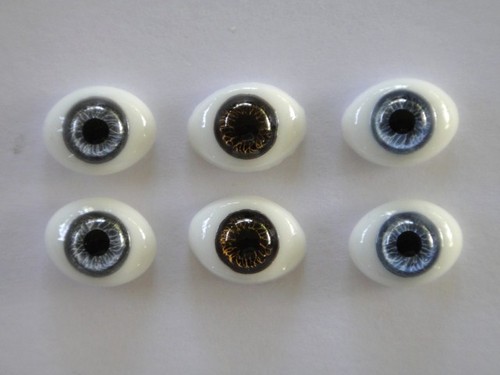 Glass eyes paperweight mm - glass, 14