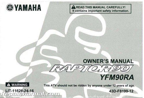 2011 yamaha yfm90 - yamaha, raptor