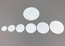 500pcs Round Felt Appliques craft Fabric Flower&Brooch Back Non-woven