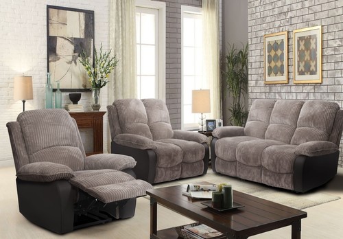 Fabric recliner seater sofa - recliner,