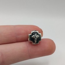 STERLING SILVER 925 CHAMILIA REGISTERED NURSE R.N. CHARM BEAD RETIRED