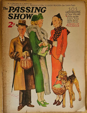 THE PASSING SHOW N0 251 V 5 January 9 1937 Magazine Clown cover Frank King etc