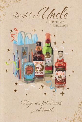 Uncle birthday greeting - uncle,