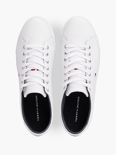 Tommy hilfiger white shoes - white,