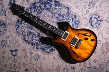 PRS SE Hollowbody Standard Electric Guitar Fire Red Burst with Hard Case