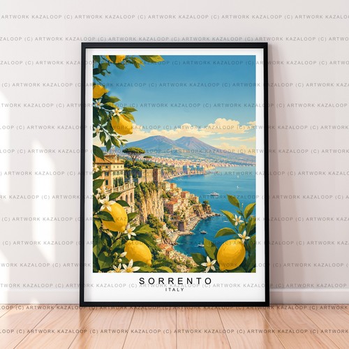 Sorrento italy unframed - sorrento,