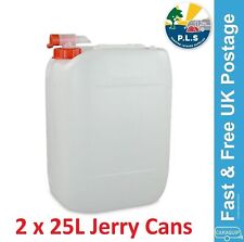 2 x 25 Litre Jerry Can Water