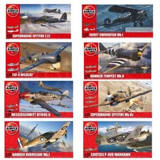 Airfix 1:72 Model Kits WW2 Aircraft Spitfire Hurricane Messerschmitt Focke Plane