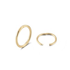 9CT GOLD SLEEPER HOOP EARRINGS
