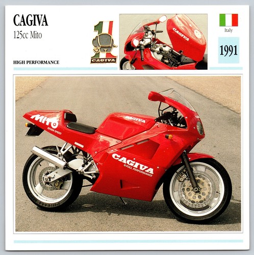 Cagiva 125cc mito 1991 - cagiva, italy