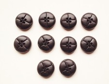 25 Dark brown leather look