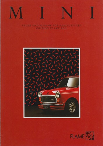 Austin mini flame - flame, red