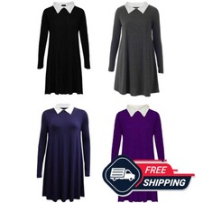 Womens Peter Pan Swing Dress